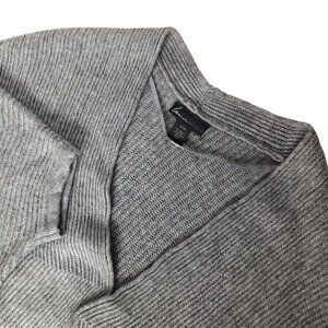 Lane Bryant Womens Cardigan Knit Cocoon Sweater Size 22/24 Solid Gray